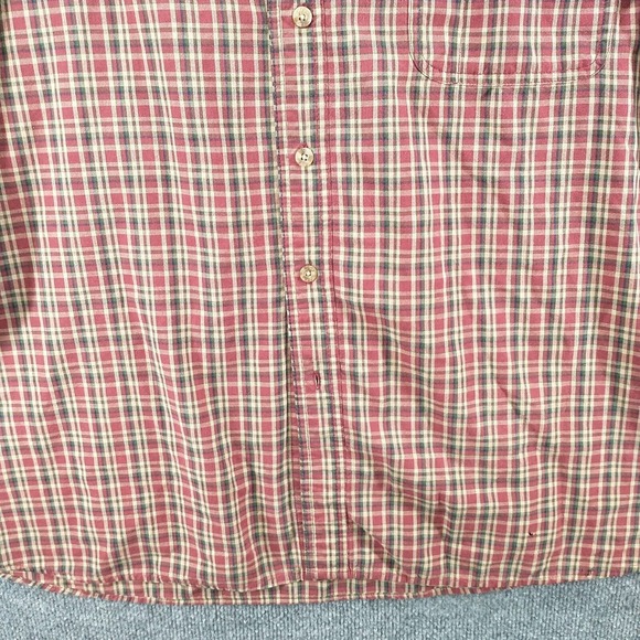 Wrangler Rugged Wear Men's Button-Down Shirt Multicolor Plaid XXL Distressed - Picture 4 of 15
